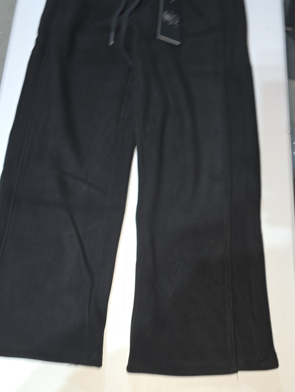 S christina Collection Black Wide Leg Sweatpants Size S/M Black item #0429